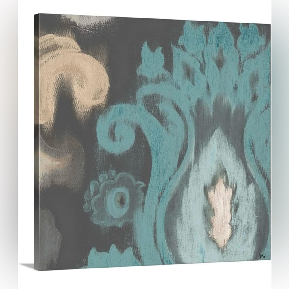 Canvas Teal Transitions II Art Print